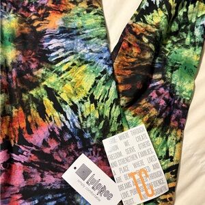 LuLaRoe Multicolor Tie-Dye Leggings